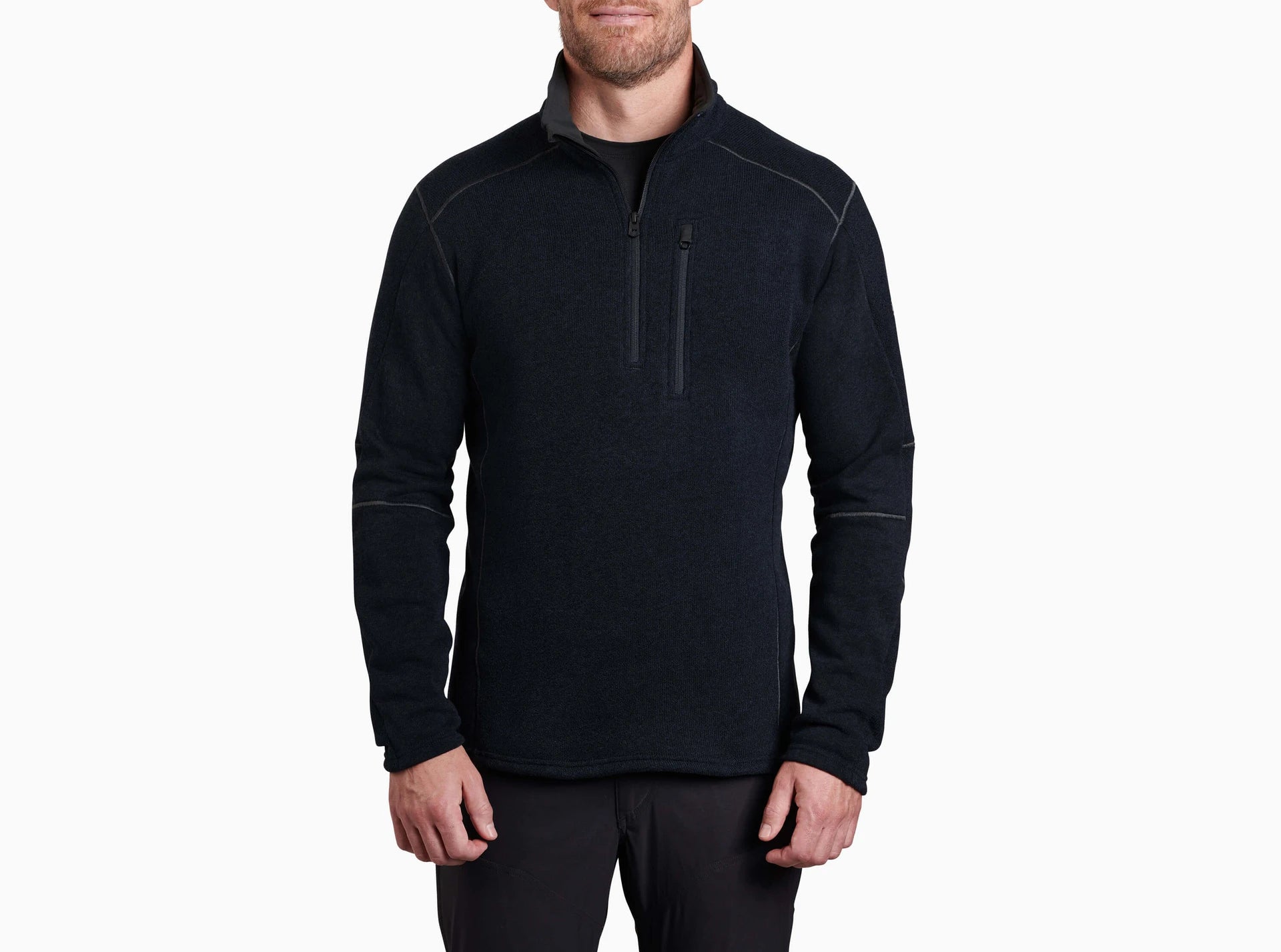 Medium - Mens Premium Fleece 1/4 Zip Hoodie - All in Motion - Blue