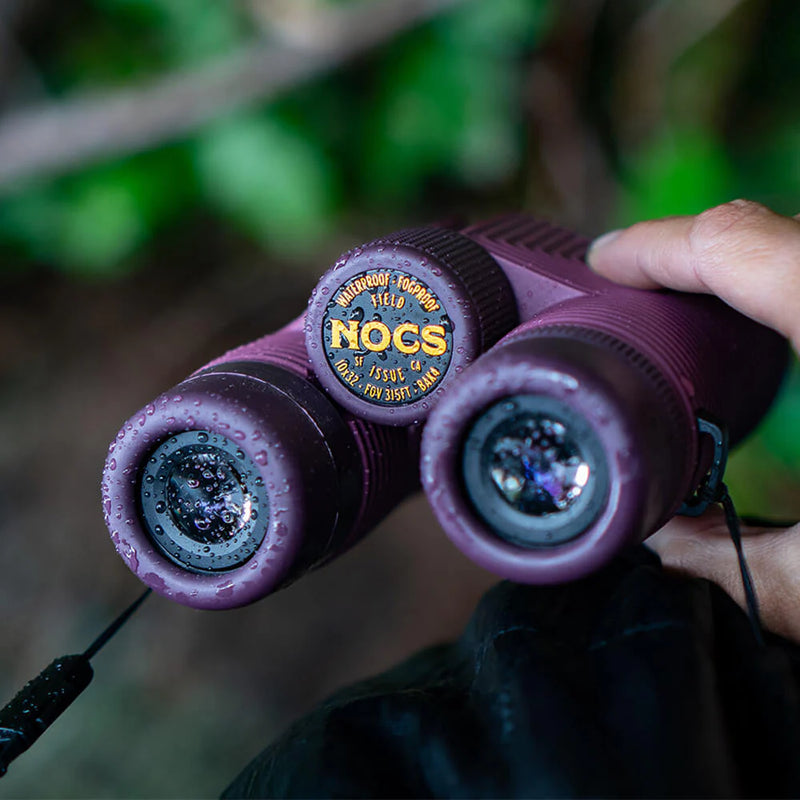 Field Issue 10X Waterproof Binoculars Oxblood Maroon