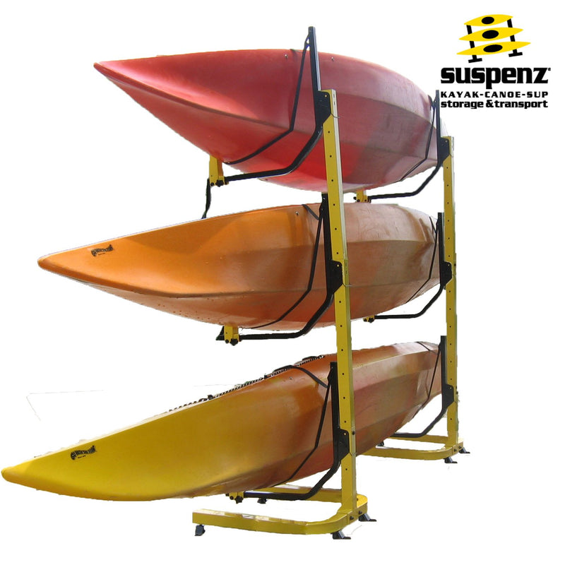 Deluxe 3-Boat Free-Standing Rack